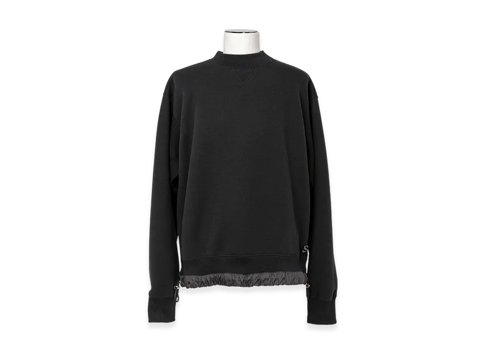 sacai S Sponge Sweat Pullover "Black"
