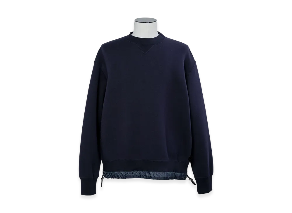 sacai S Sponge Sweat Pullover "Navy"