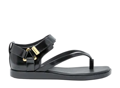 sacai Belted Flip Flops "Black"