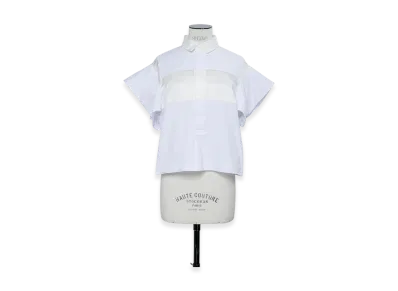 sacai Cotton Jersey Pullover "White"