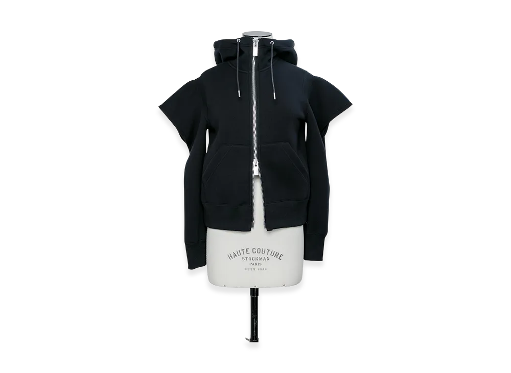 sacai Sponge Sweat Hoodie "Black"