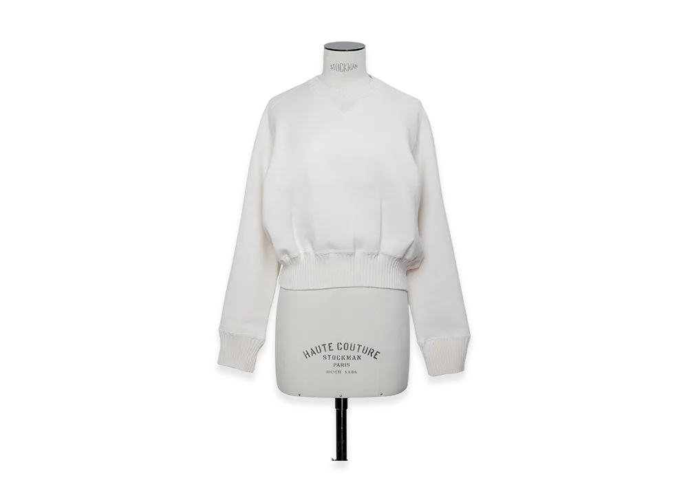 sacai Cotton Cashmere Knit Pullover "Off White"