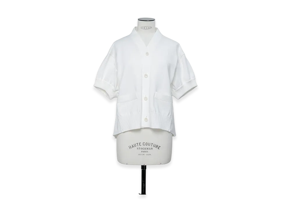 sacai Denim x Knit Cardigan "Off White"