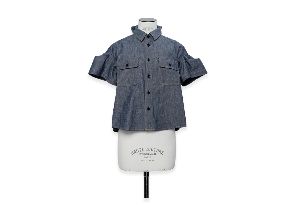 sacai Light Weight Denim Shirt "Blue"