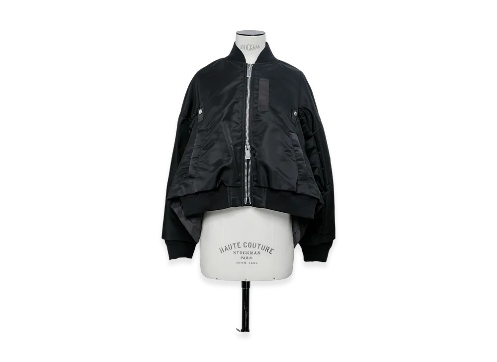 sacai Nylon Twill Blouson "Black"
