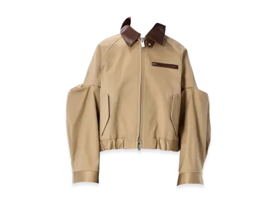 sacai Women's Cotton Chino Blouson "Beige"