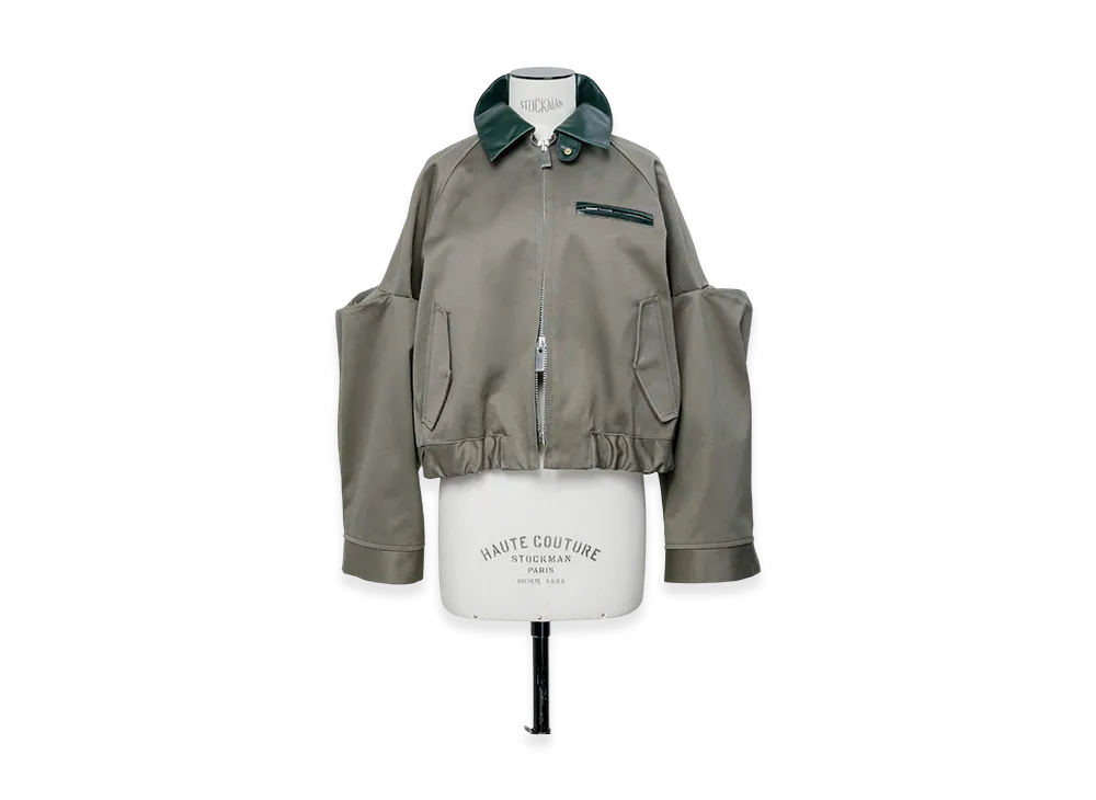 sacai Cotton Chino Blouson "Gray"