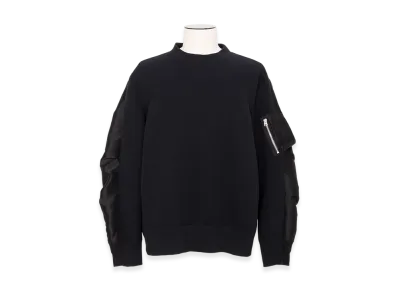 sacai Sponge Sweat Pullover "Black"