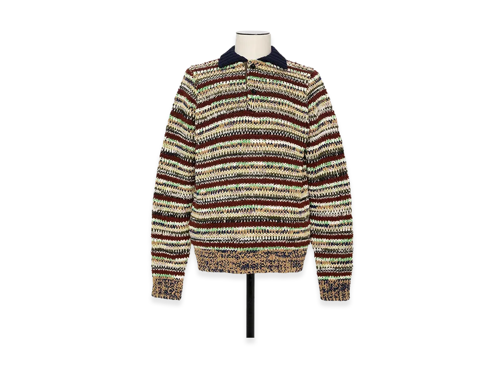 sacai Mix Knit Pullover "Beige Multi"