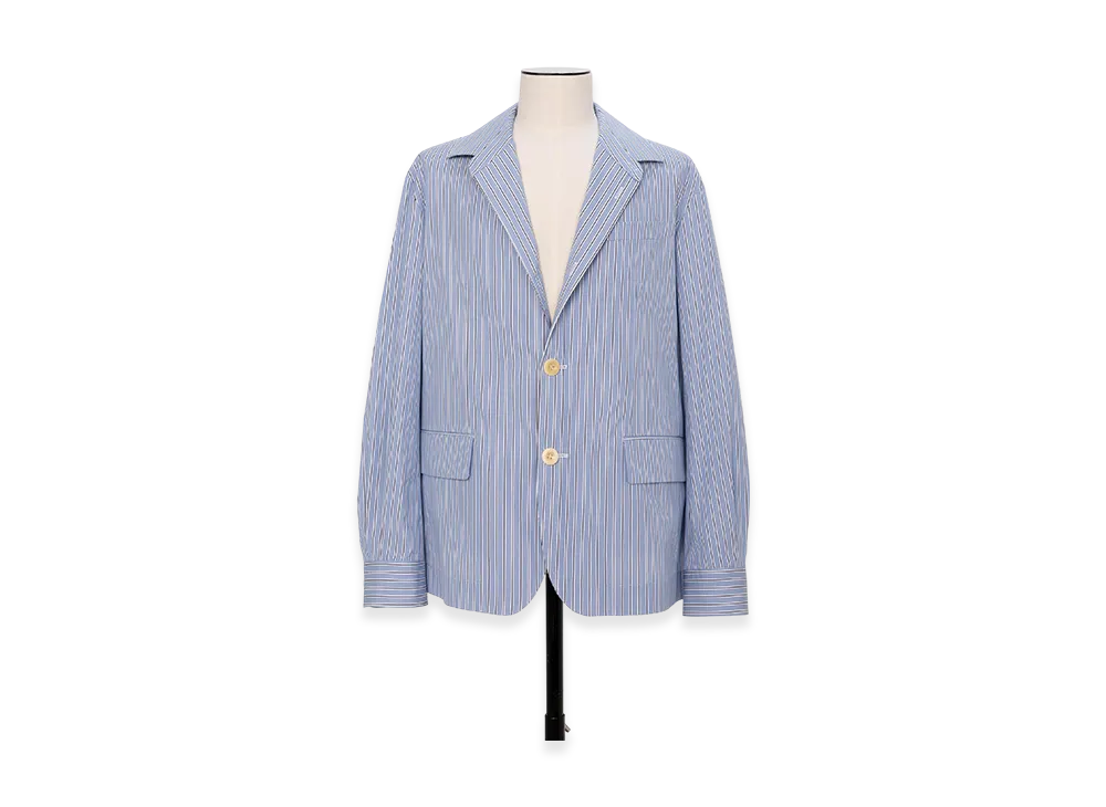 sacai Poplin Jacket "Light Blue Stripe"
