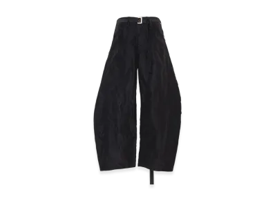 sacai Treated Nylon Twill Pants "Black"