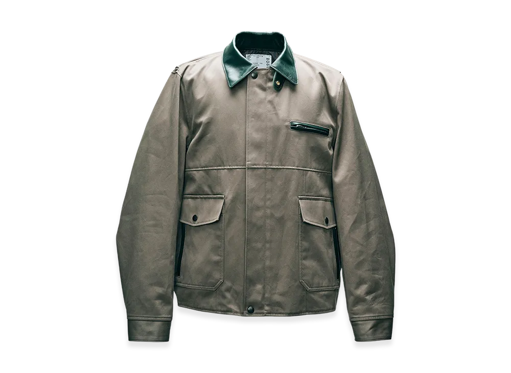 sacai Cotton Chino Blouson "Gray"