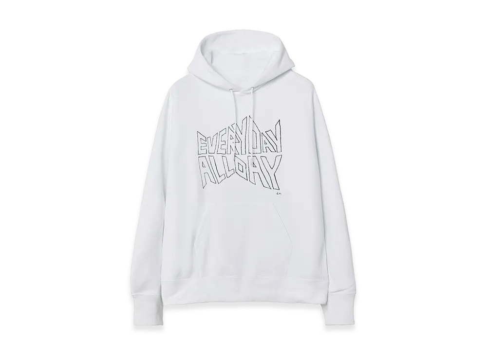 サカイ バイ ジェフマクフェトリッジ プリントフーディー "ホワイト"