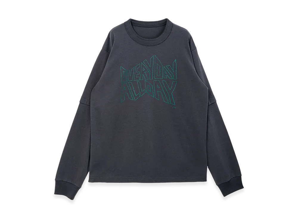 sacai by Geoff Mcfetridge Print L/S T-Shirt "Cool Gray"