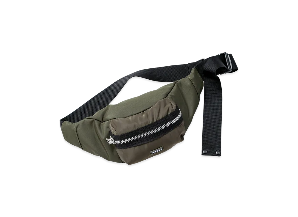 sacai Pocket Bum Bag "Dark Khaki"