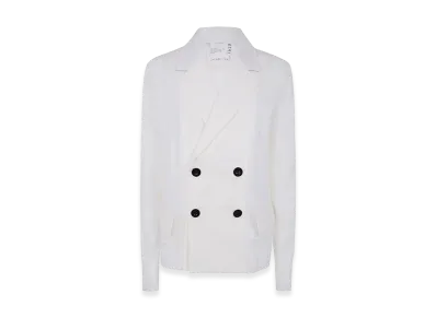 sacai Semi Sheer Jacket "White"