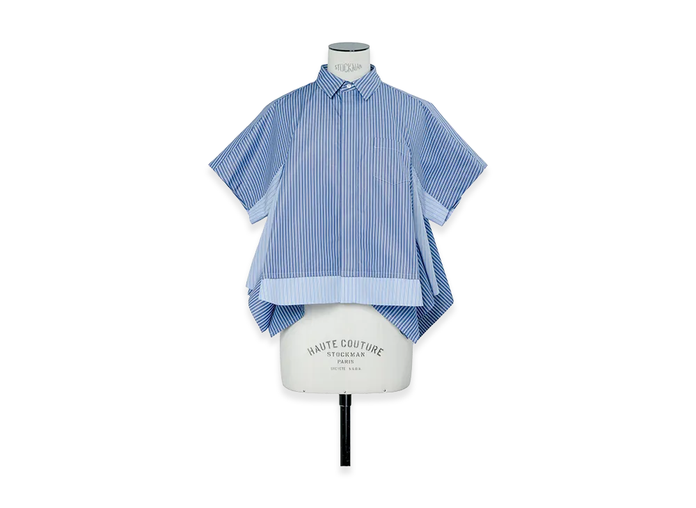 sacai Poplin Shirt "Blue Stripe"