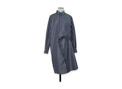 sacai Poplin Dress "Navy Stripe"