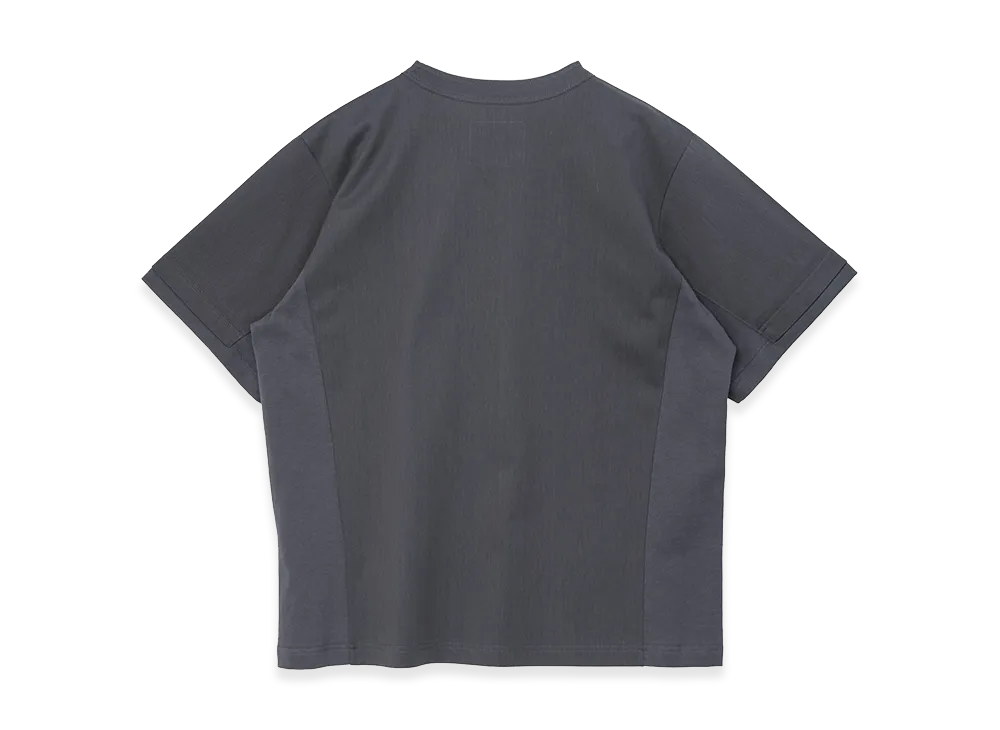 sacai Cotton Jersey T-Shirt "Charcoal Gray"