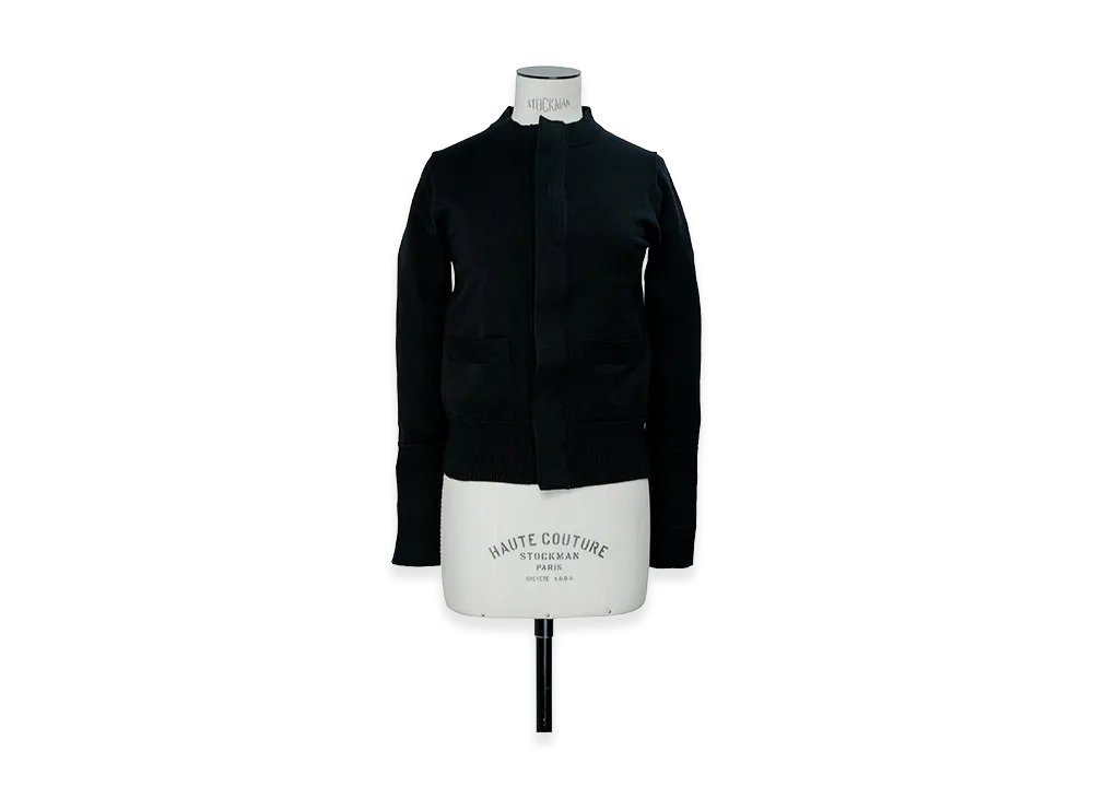 sacai Cotton Cashmere Knit Cardigan "Black"