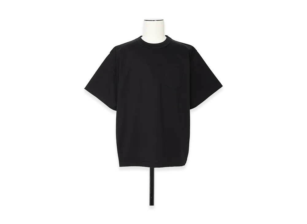 sacai Cotton Jersey T-Shirt "Black"