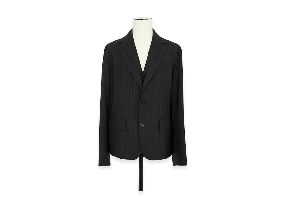 sacai Chalk Stripe Jacket "Black"