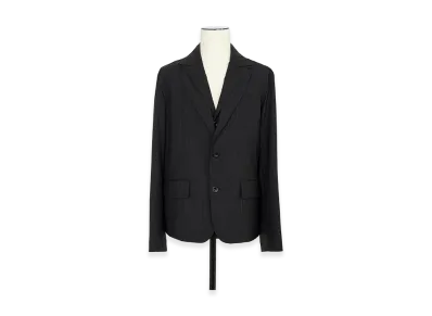 sacai Chalk Stripe Jacket "Black"