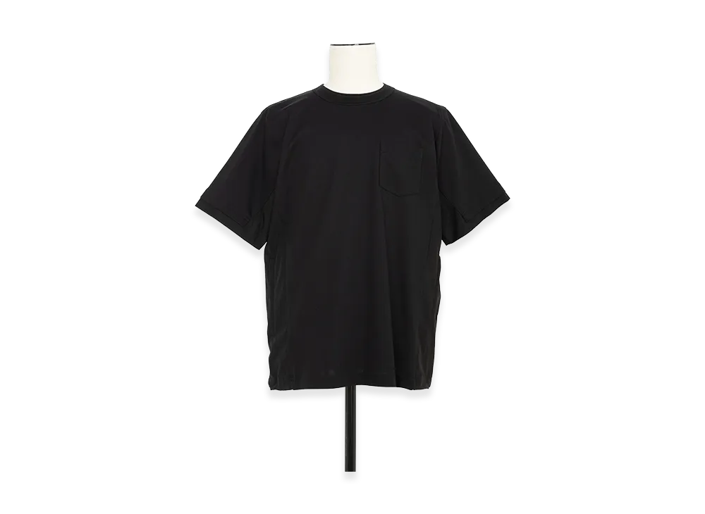 sacai Cotton Typewriter Cotton Jersey T-Shirt "Black"