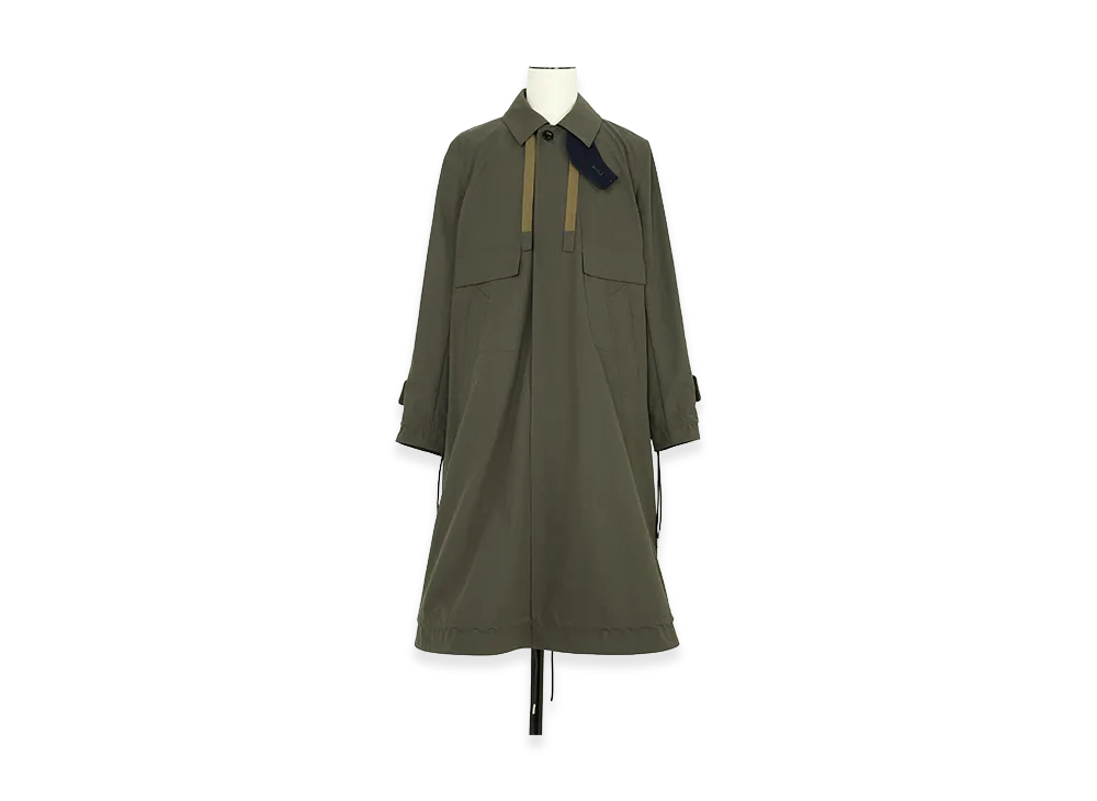 sacai Weathercloth Coat "Khaki"