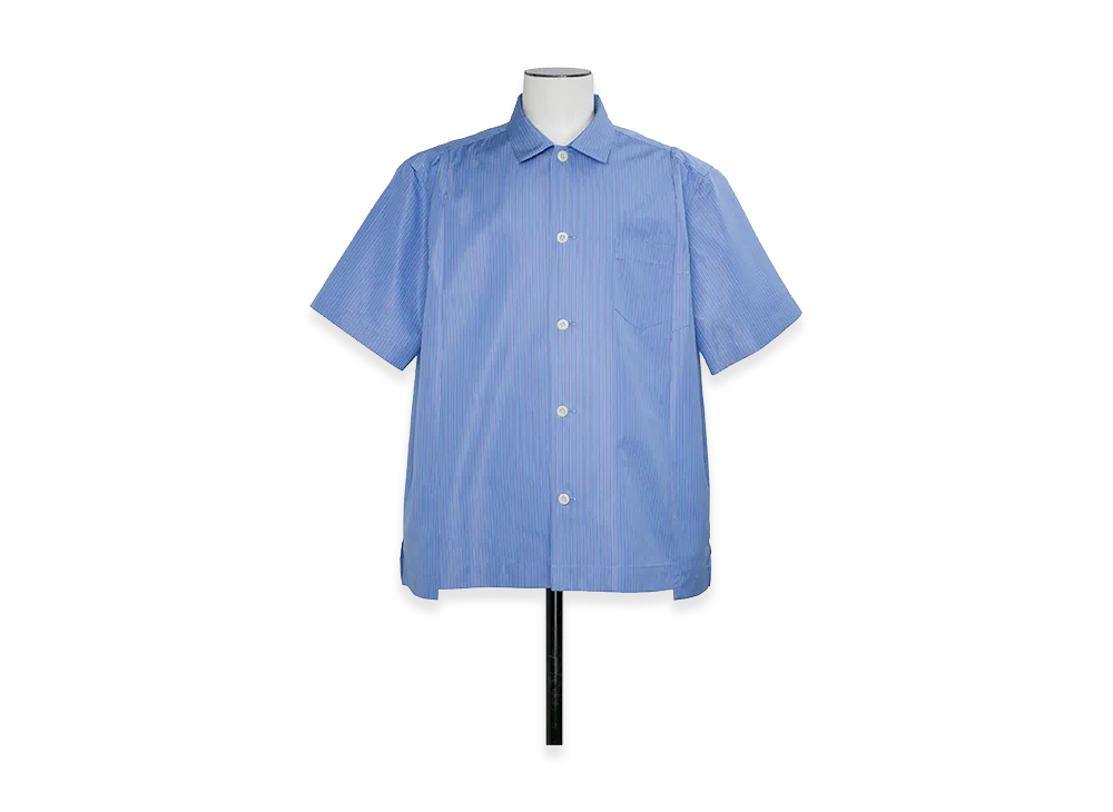 sacai Poplin Shirt "Blue Stripe"