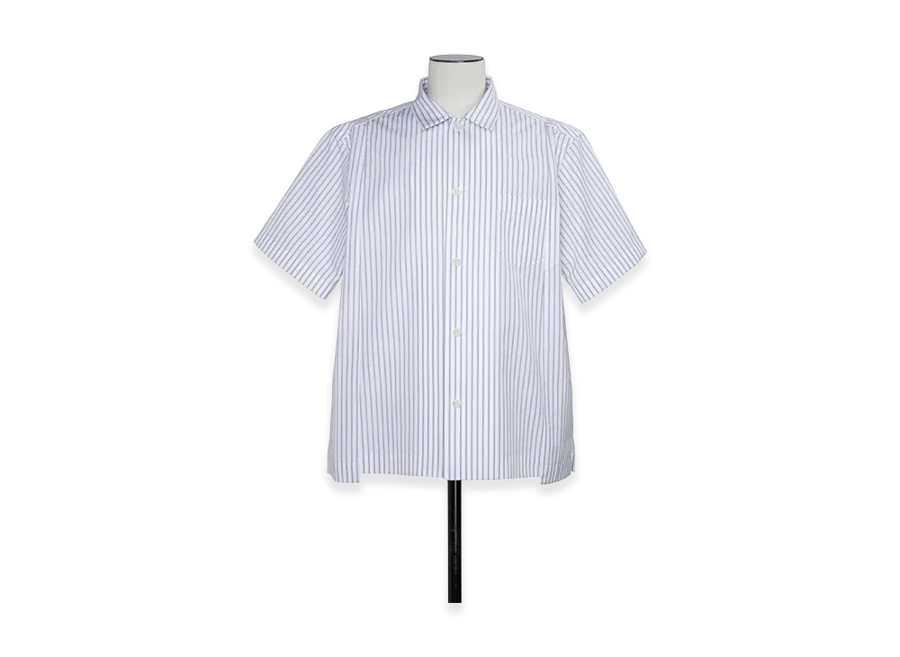sacai Poplin Shirt "Off White Stripe"
