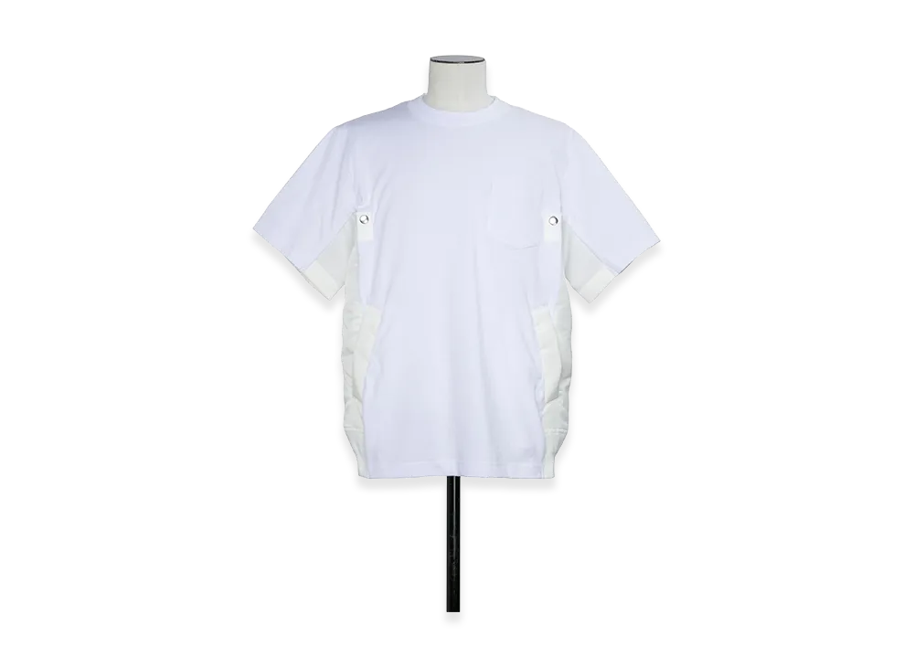 sacai Cotton Jersey T-Shirt "White"