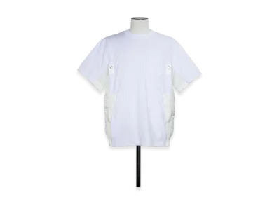 sacai Cotton Jersey T-Shirt "White"