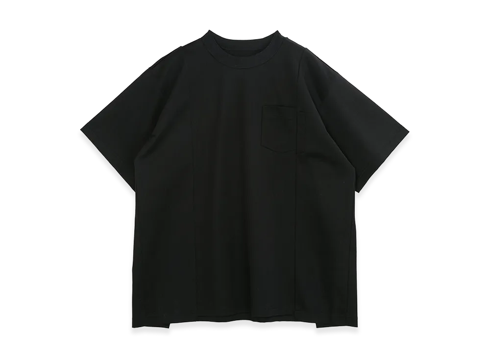 sacai Cotton Jersey T-Shirt "Black"