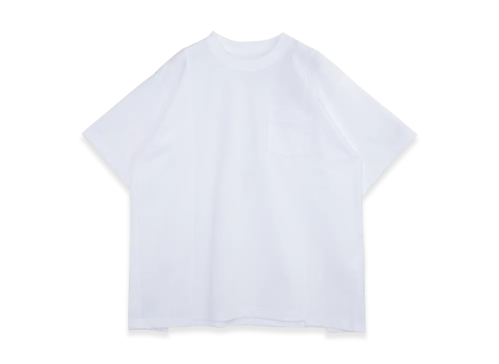 sacai Cotton Jersey T-Shirt "White"