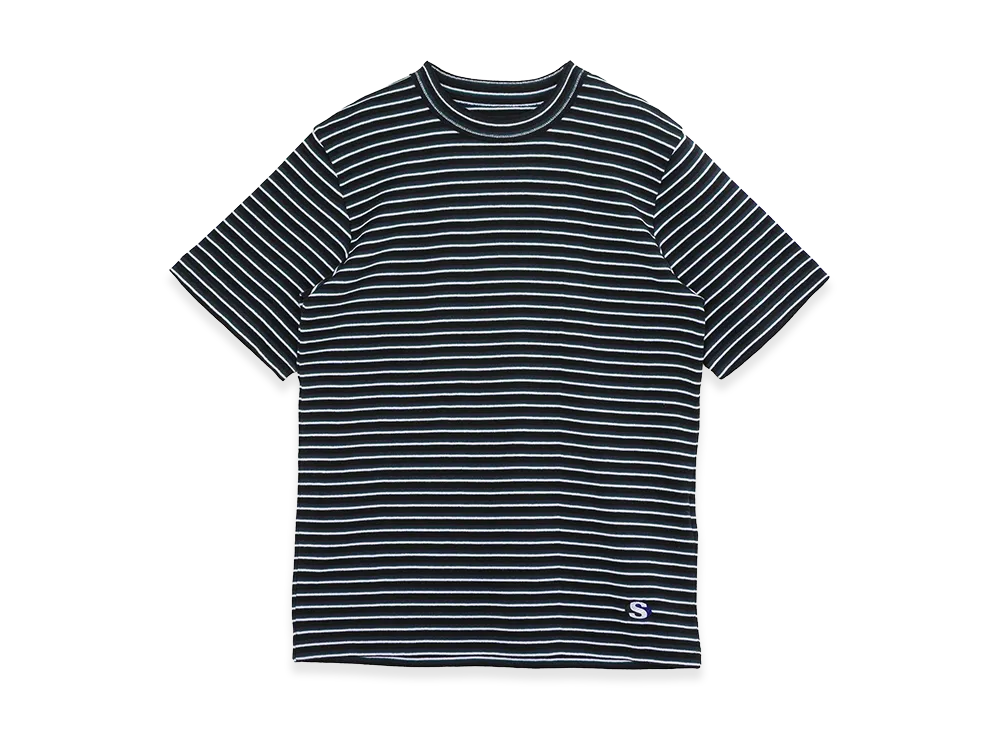 sacai Stripe Cotton Rib T-Shirt "Black"