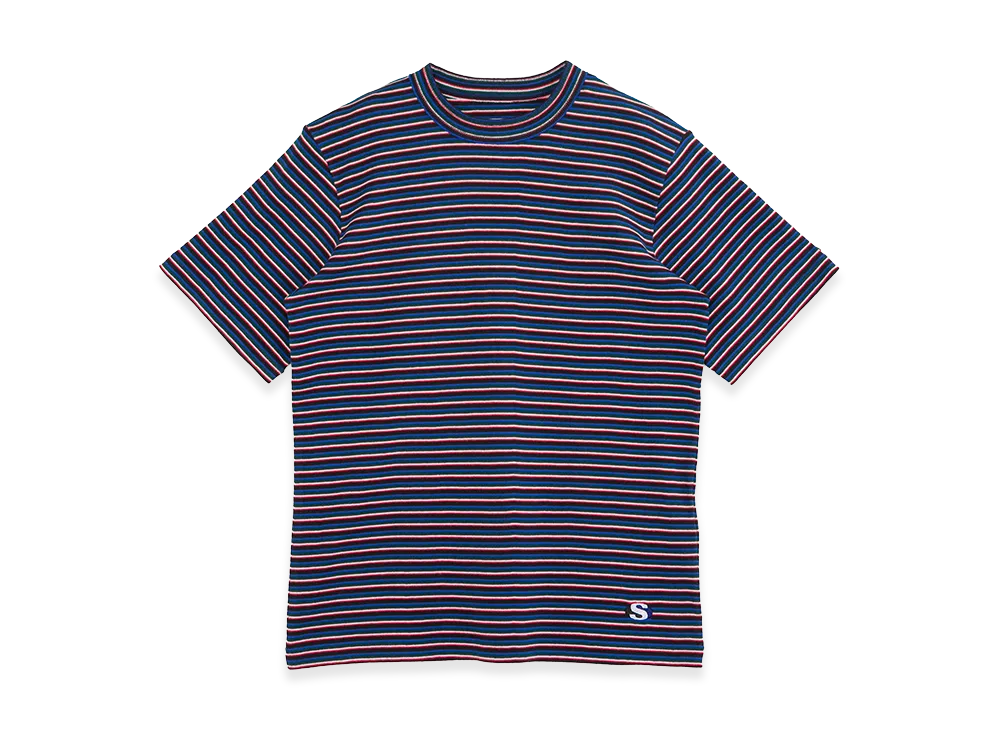 sacai Stripe Cotton Rib T-Shirt "Blue"