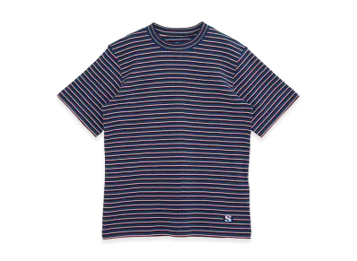 sacai Stripe Cotton Rib T-Shirt "Blue"