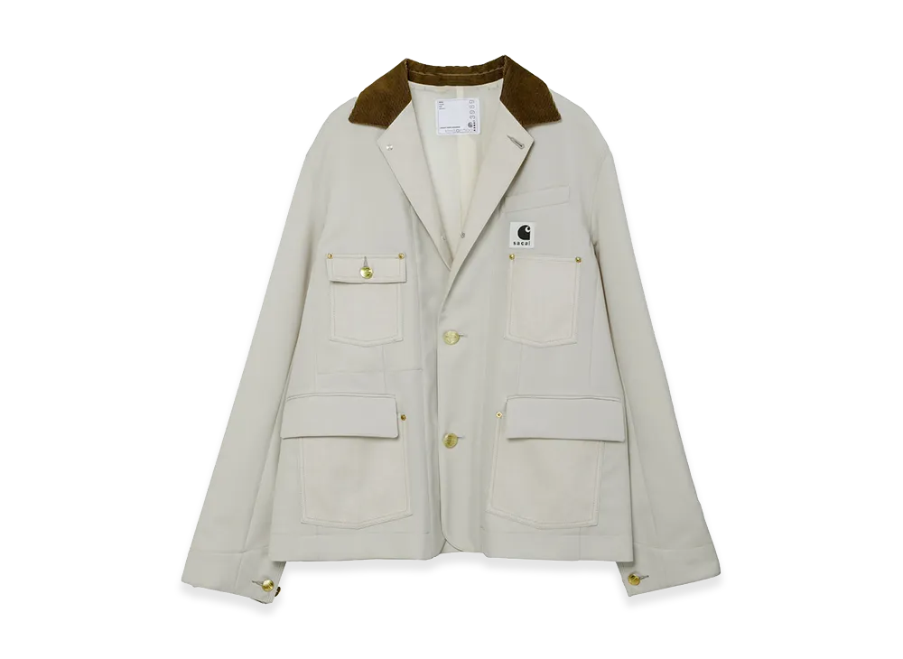 sacai x Carhartt WIP Suiting x Duck Jacket "Ivory"