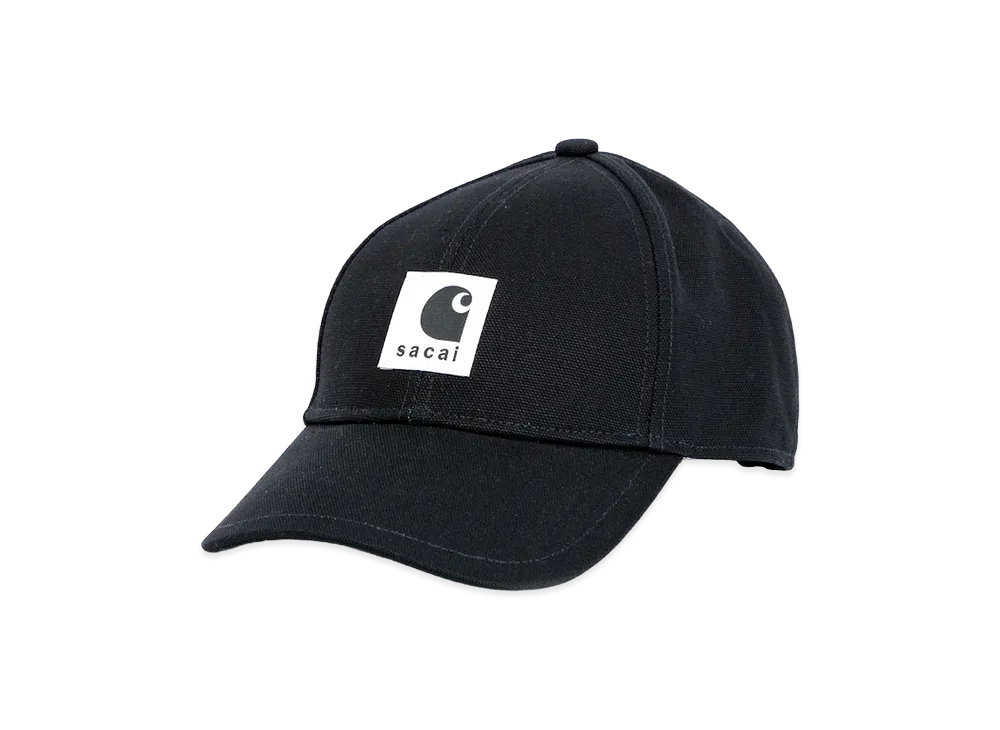 sacai x Carhartt WIP Duck Cap "Black"