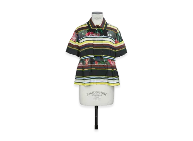 sacai Women's Pattern Mix Shirt "Black Multi"