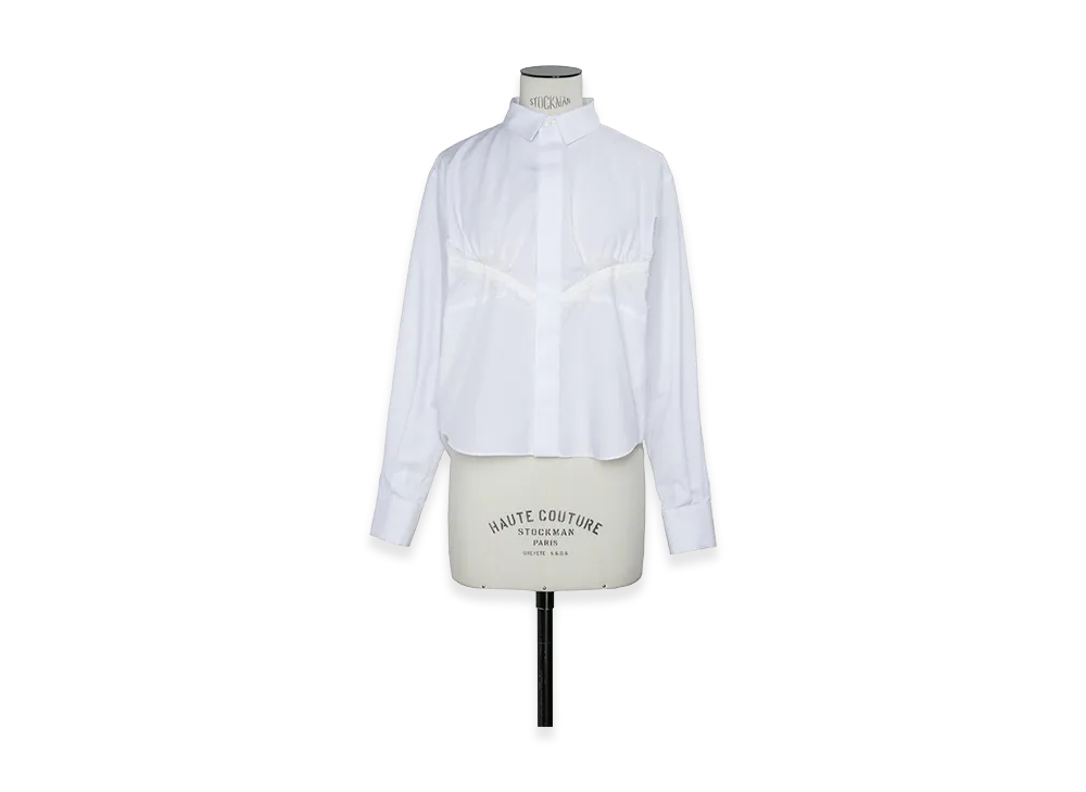 sacai Women's Poplin Shirt "Off White"