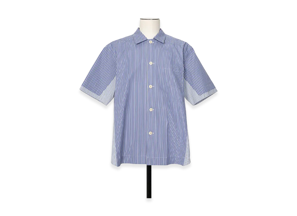 sacai Poplin Shirt "Blue Stripe"