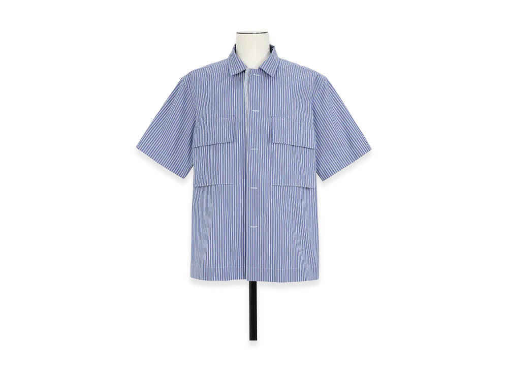 sacai Poplin Shirt "Blue Stripe"