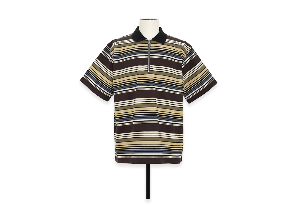 sacai Horizontal Stripe T-Shirt "Brown/Beige"