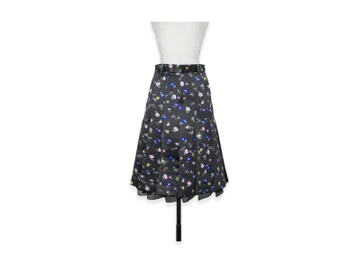 sacai Floral Print Skirt "Black"
