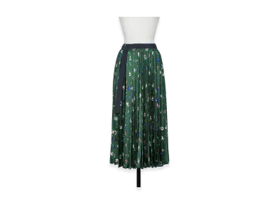 sacai Floral Print Skirt "Green"