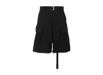sacai Wool Suiting Shorts "Black"