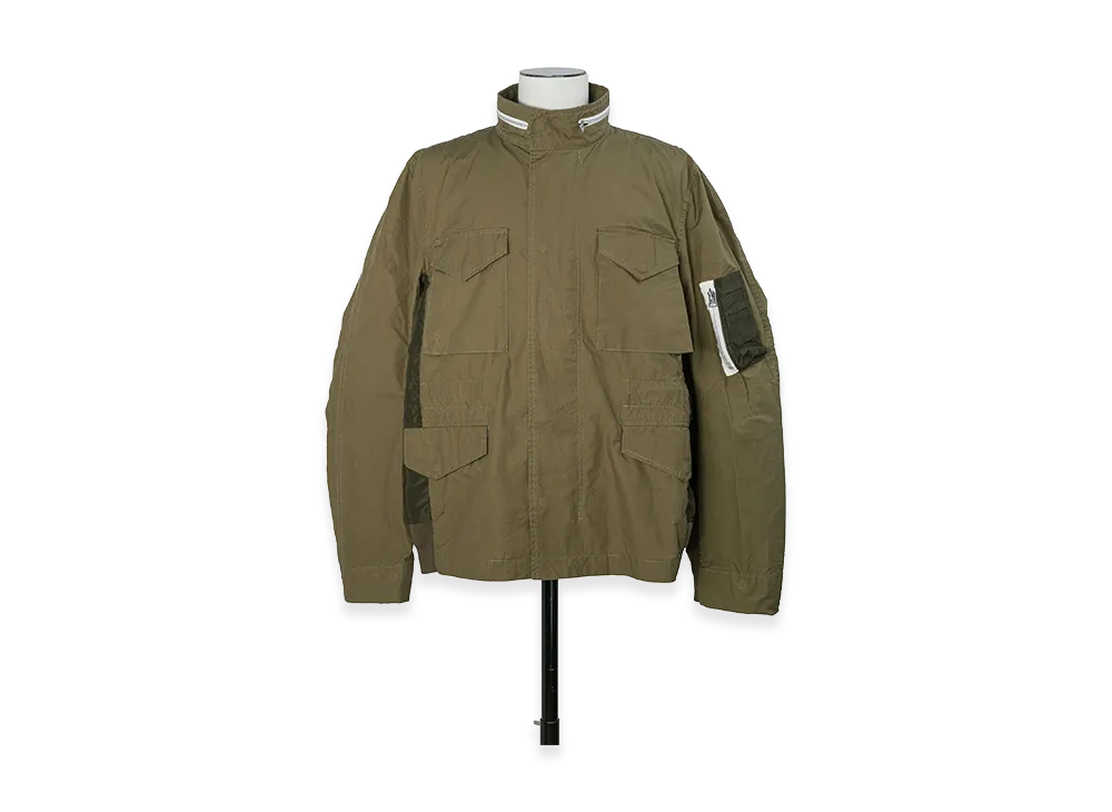 sacai Cotton Weather Jacket "Beige/Dark Khaki"