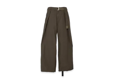 sacai Cotton Weather Pants "Dark Khaki"